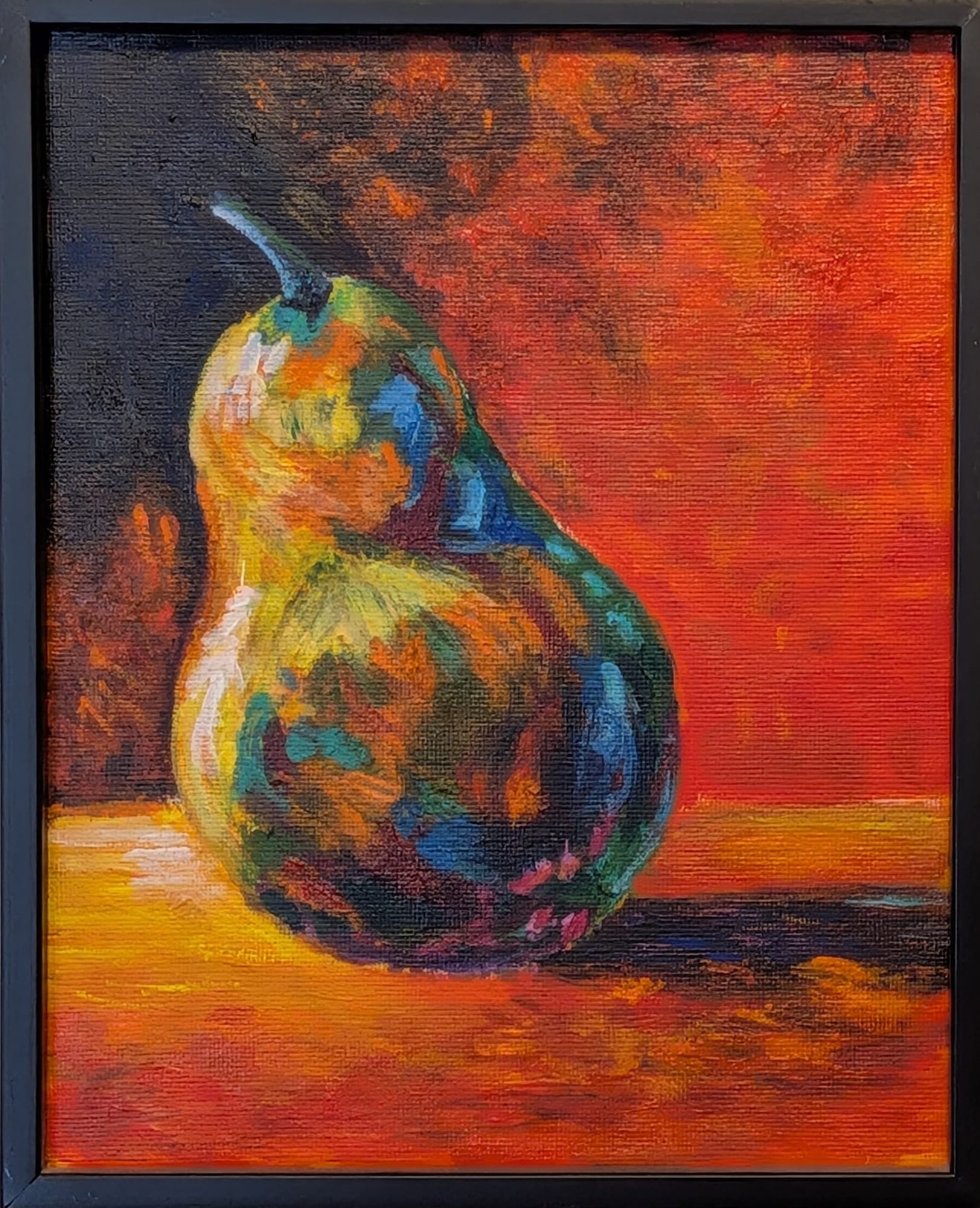Pear on Fire