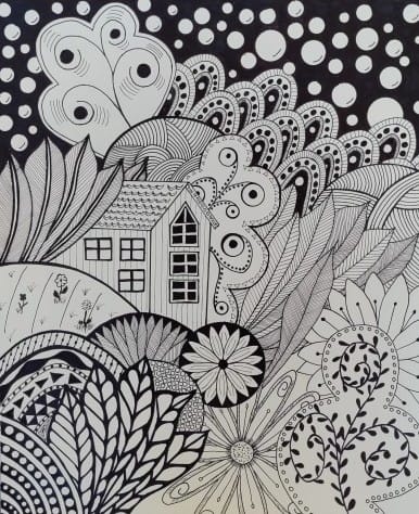 Cottage in the Fancy Garden